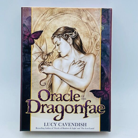 Oracle of the Dragonfae Tarot Card Deck & Guidebook Lucy Cavendish - Picture 1 of 4